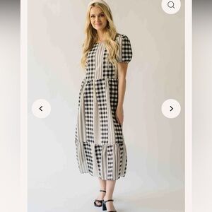 Piper & Scoot gingham dress